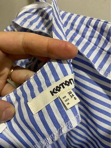 36 Beden Koton elbise