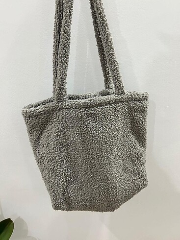 peluş omuz çantası tote bag üniversite