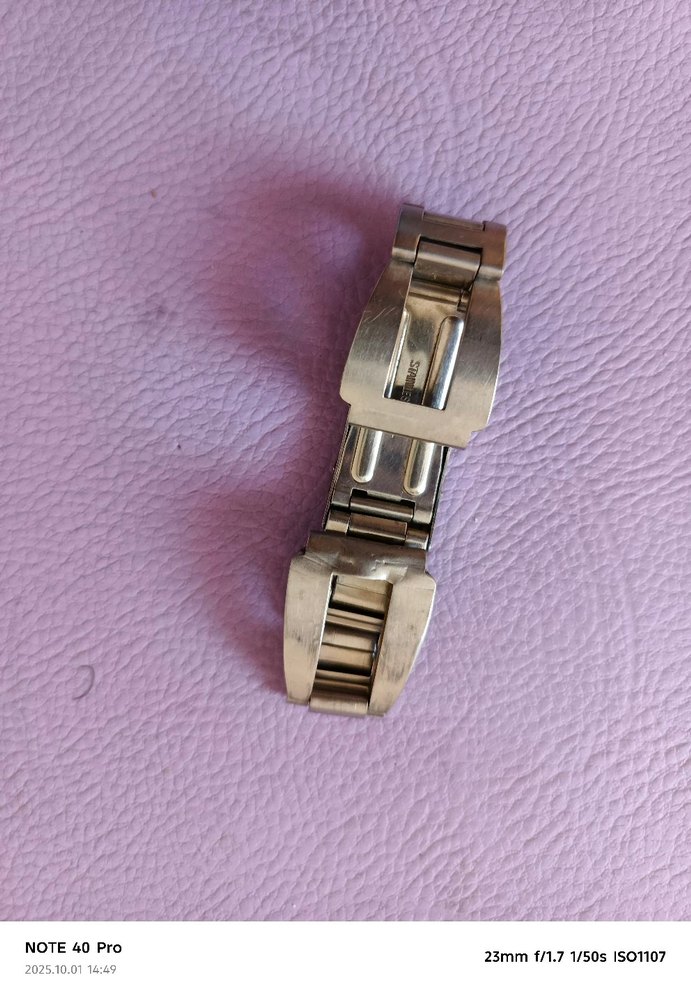 Çelik Renkli Erkek Saat Kordonu - Görsel 4