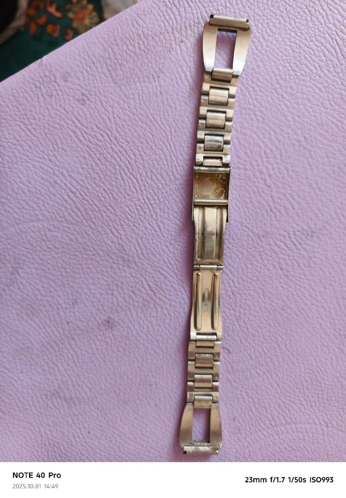 Çelik Renkli Erkek Saat Kordonu - Görsel 2