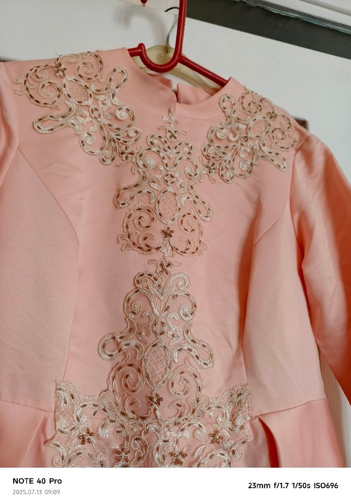 Güpürlü nişanlık kınalık tesettür - Görsel 4