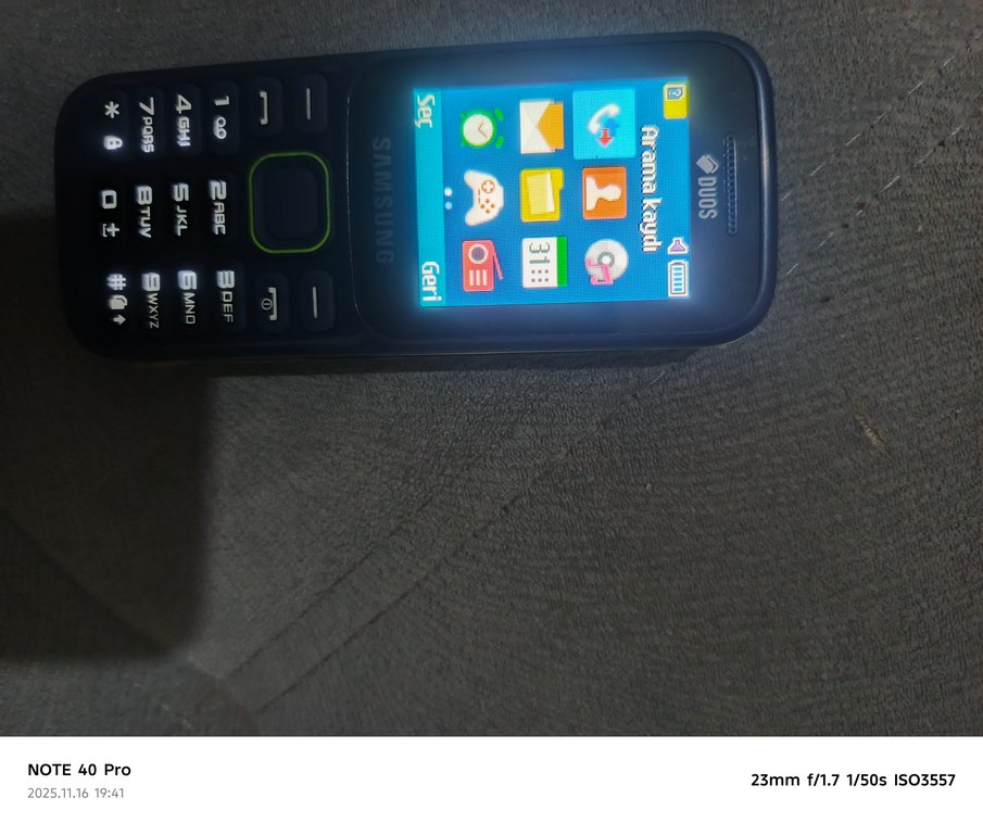 Samsung Klasik Mavi Telefon - Görsel 4