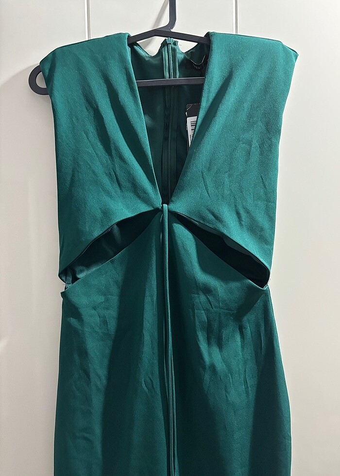 Yeşil elbise - Görsel 5