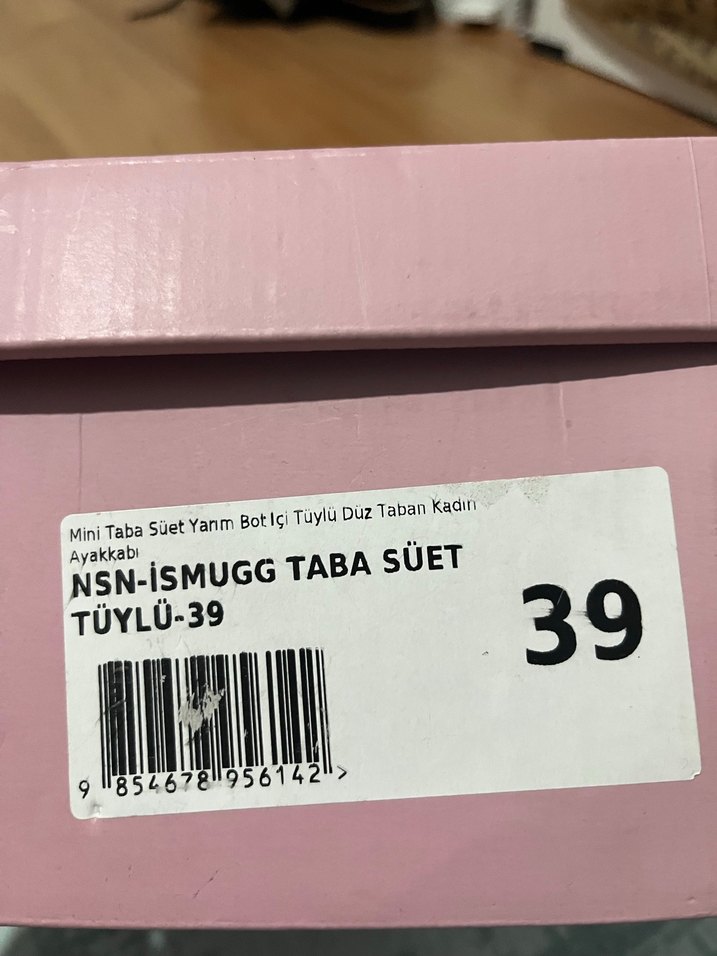 Kahverengi Süet Tüylü Kadın Botu - Görsel 5