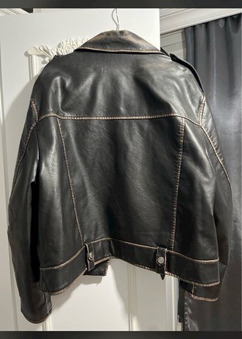 BERSHKA DERI CEKET - Görsel 3