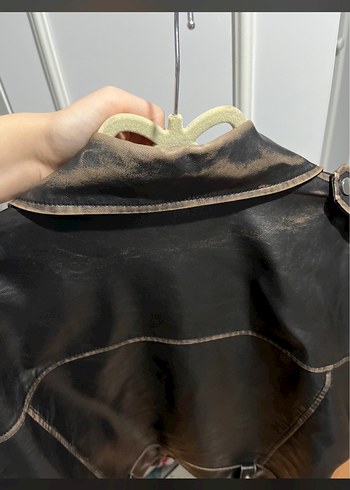 BERSHKA DERI CEKET - Görsel 4