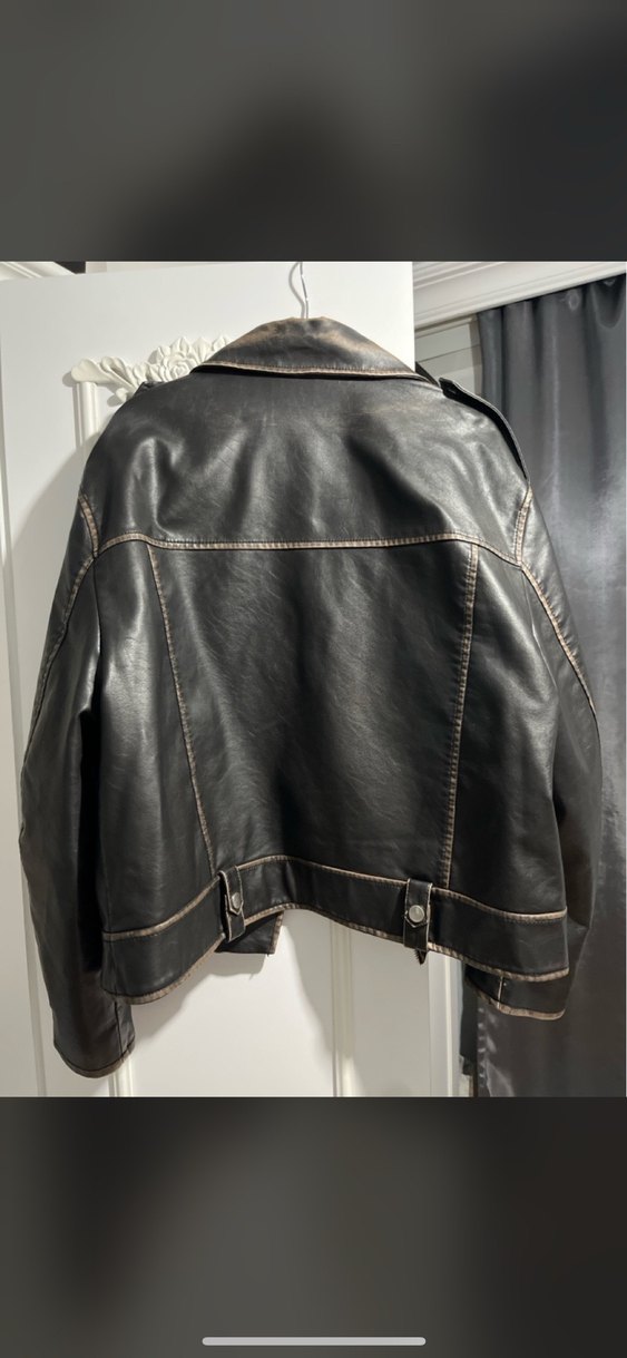 BERSHKA DERI CEKET - Görsel 3