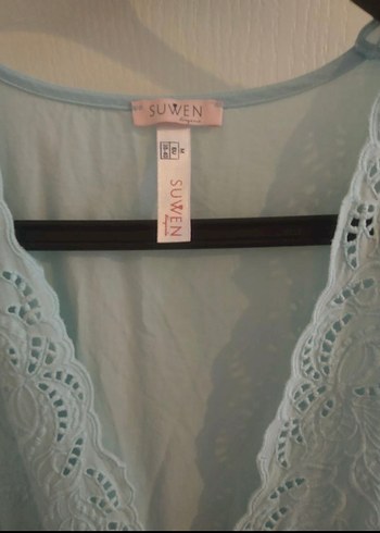 Turkuaz Bohem Midi Kadın Elbise - Görsel 2