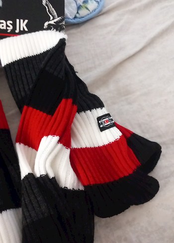 Beden çeşitli Renk BesiktasJK Çizgili Erkek Atkı