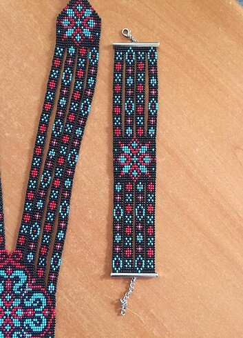 Diğer Anadolu motifli mavi set