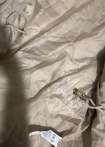 Bej Kadın Mont - Görsel 4