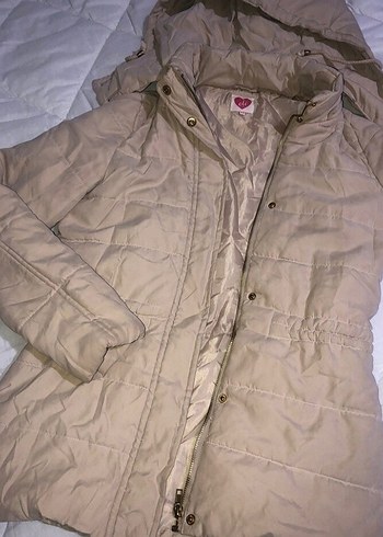 Bej Kadın Mont - Görsel 6