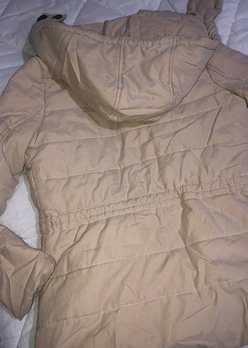 Bej Kadın Mont - Görsel 5