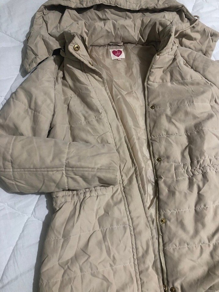 Bej Kadın Mont - Görsel 2