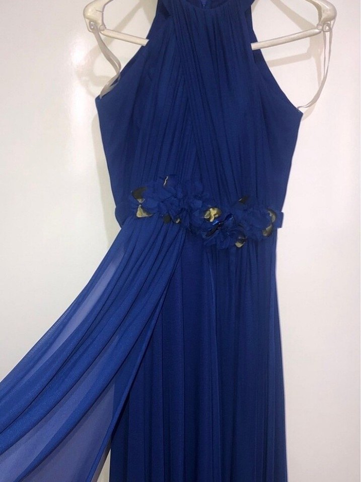 acivert Uzun Abiye Elbise - Görsel 2