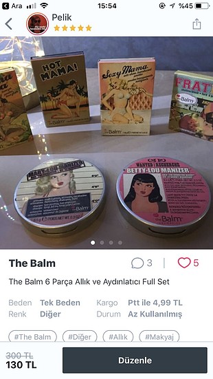 The Balm 6 Parça Allık ve Aydınlatıcı Full Set