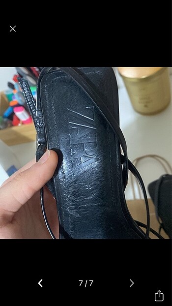 Zara topuklu terlik - Görsel 7