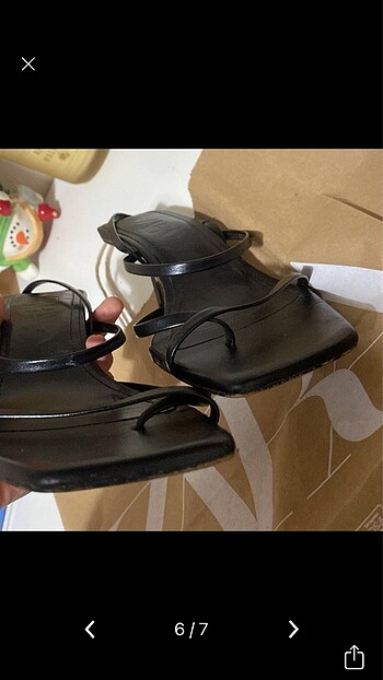 Zara topuklu terlik - Görsel 6