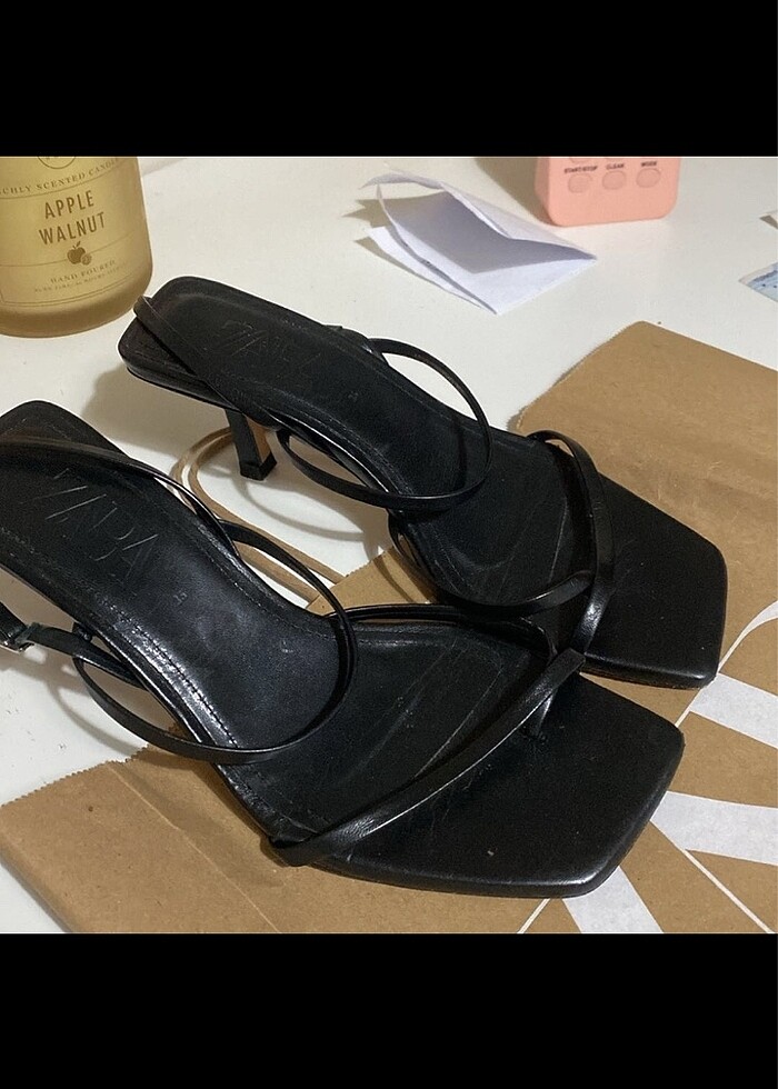 Zara topuklu terlik - Görsel 3