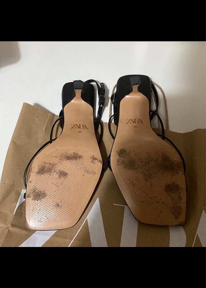 Zara topuklu terlik - Görsel 4