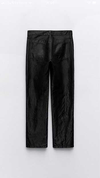 Zara saten görünümlü pantolon - Görsel 6