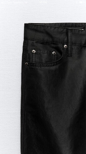 Zara saten görünümlü pantolon - Görsel 7