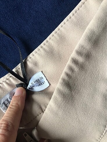 s Beden ten rengi Renk Kadın kumaş pantolon