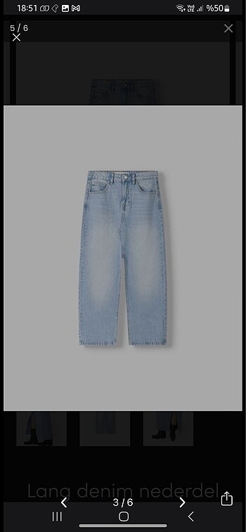 32 Beden Bershka uzun etek