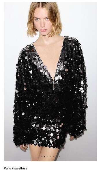 Pull and bear pullu kısa elbise - Görsel 5