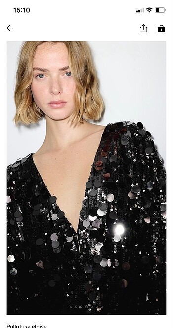 Pull and bear pullu kısa elbise - Görsel 7