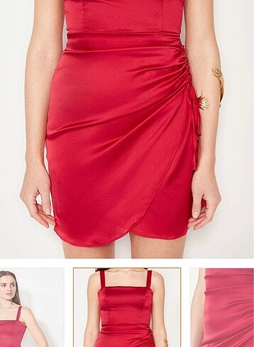 34 Beden Trendyolmilla kırmızı elbise