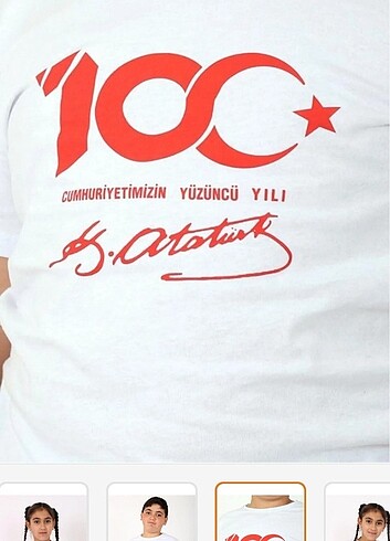 Diğer 100. Yıl baskılı tshirt