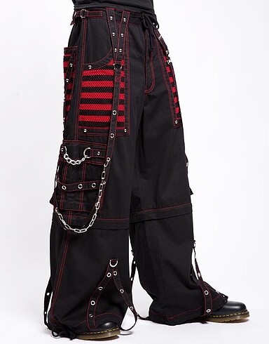 Killstar Grunge Y2K Zincirli kargo pantolon