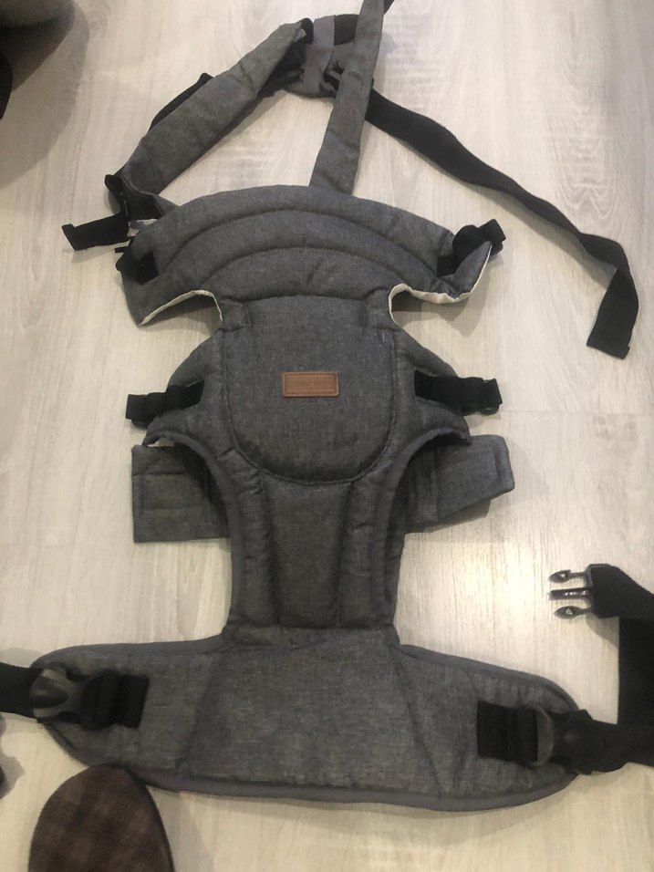Gri Bebek Taşıyıcı Kanguru - Görsel 2