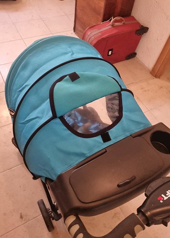 Koyu Mavi Bebek Arabası - Görsel 4