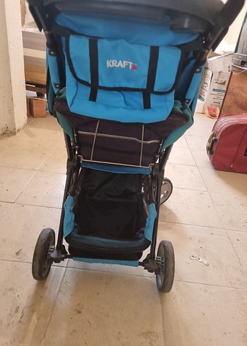 Koyu Mavi Bebek Arabası - Görsel 7