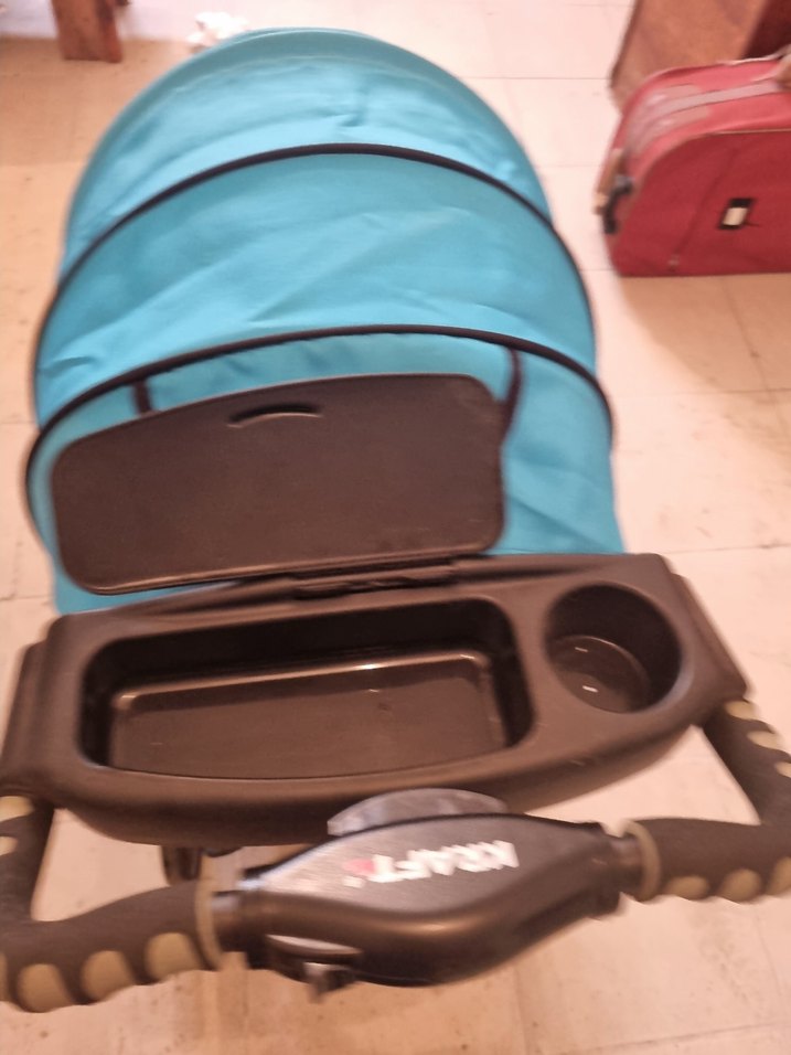 Koyu Mavi Bebek Arabası - Görsel 5