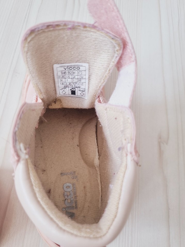 Kız Bebek İlk Adım Ayakkabısı Pembe - Görsel 4