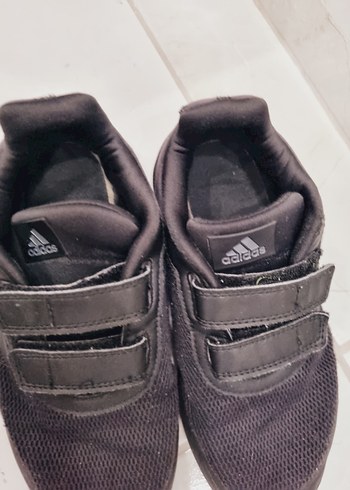 Gri Adidas Erkek Çocuk Spor Ayakkabı Velcro - Görsel 2