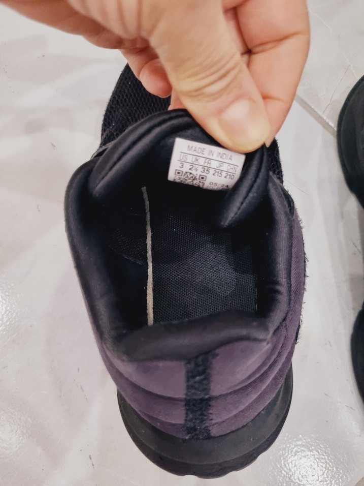 Gri Adidas Erkek Çocuk Spor Ayakkabı Velcro - Görsel 4