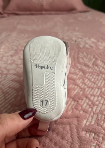 Pembe İlk Adım Kız Çocuk Ayakkabısı Velcro - Görsel 4