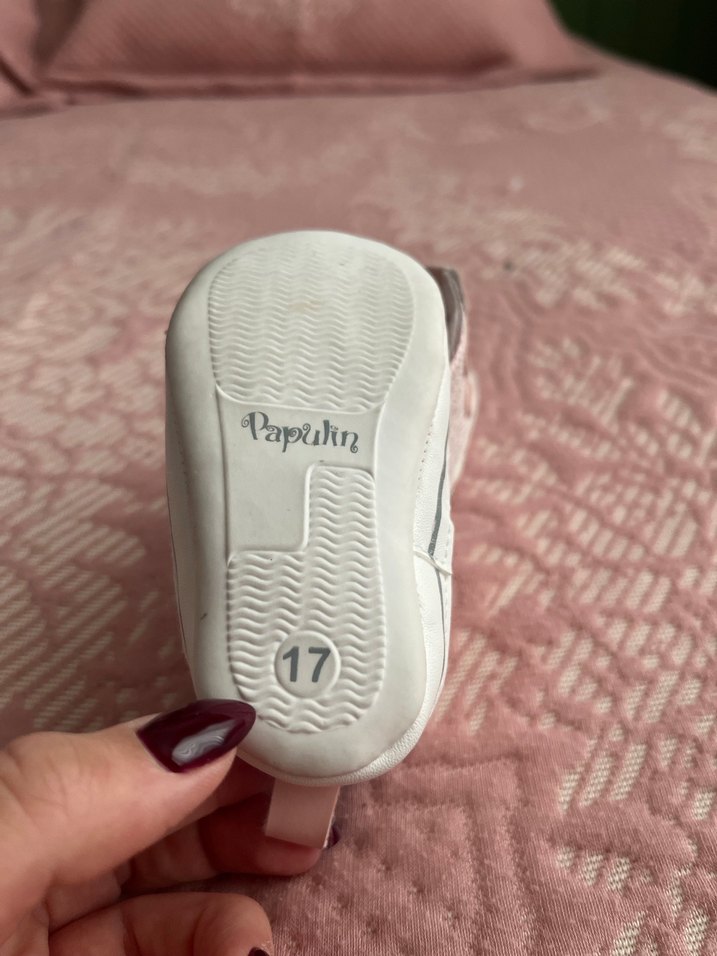 Pembe İlk Adım Kız Çocuk Ayakkabısı Velcro - Görsel 4