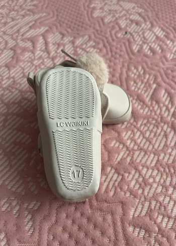 Beyaz Kürklü İlk Adım Kız Ayakkabısı - Görsel 4