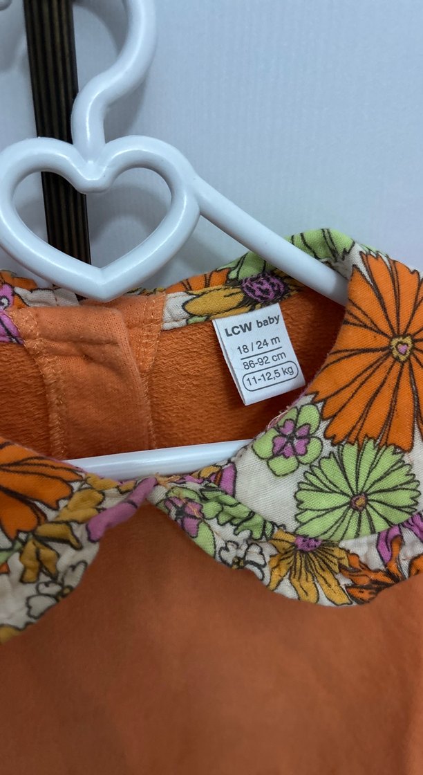 Renkli Çiçekli Fırfırlı Bohem Kız Elbise - Görsel 2