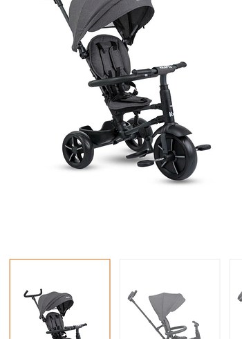 Gri Çocuk Üç Tekerlekli Bisiklet - Görsel 7