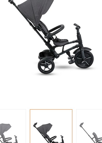 Gri Çocuk Üç Tekerlekli Bisiklet - Görsel 5