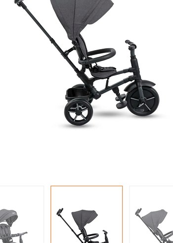 Gri Çocuk Üç Tekerlekli Bisiklet - Görsel 6