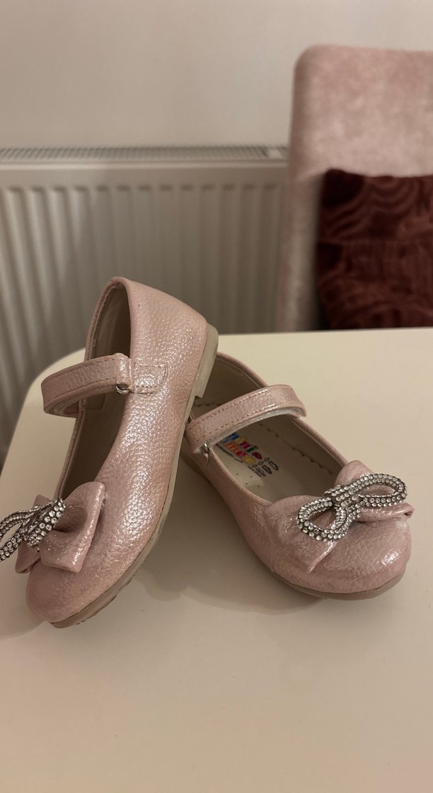 Kız Çocuk Pembe Babet Ayakkabı - Görsel 3