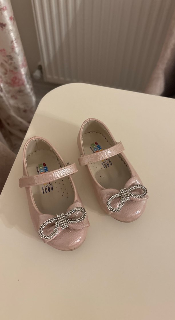 Kız Çocuk Pembe Babet Ayakkabı - Görsel 2