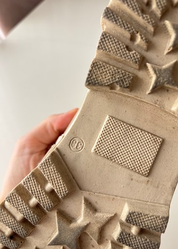 Beyaz Deri Tokalı Kadın Loafer Platform Topuk - Görsel 5